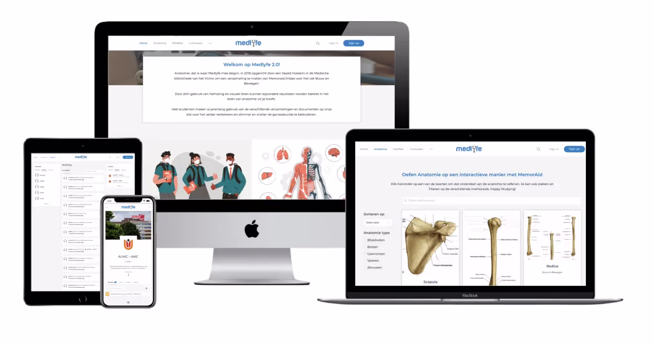 Medlyfe website design by Weblyfe
