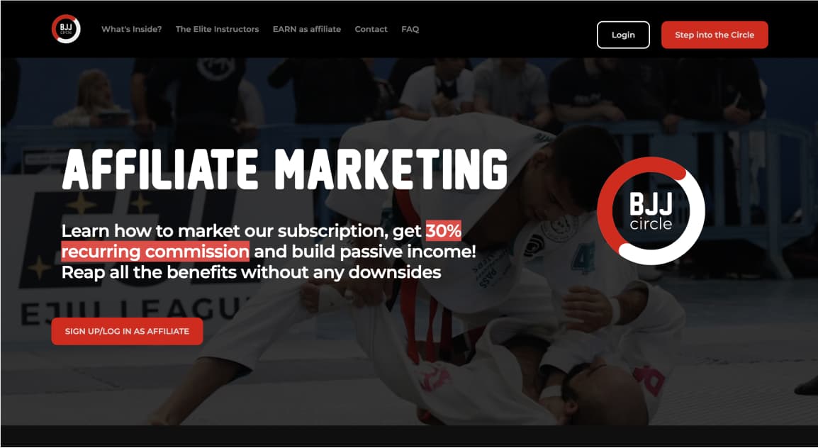 BJJ Circle project screenshot 1