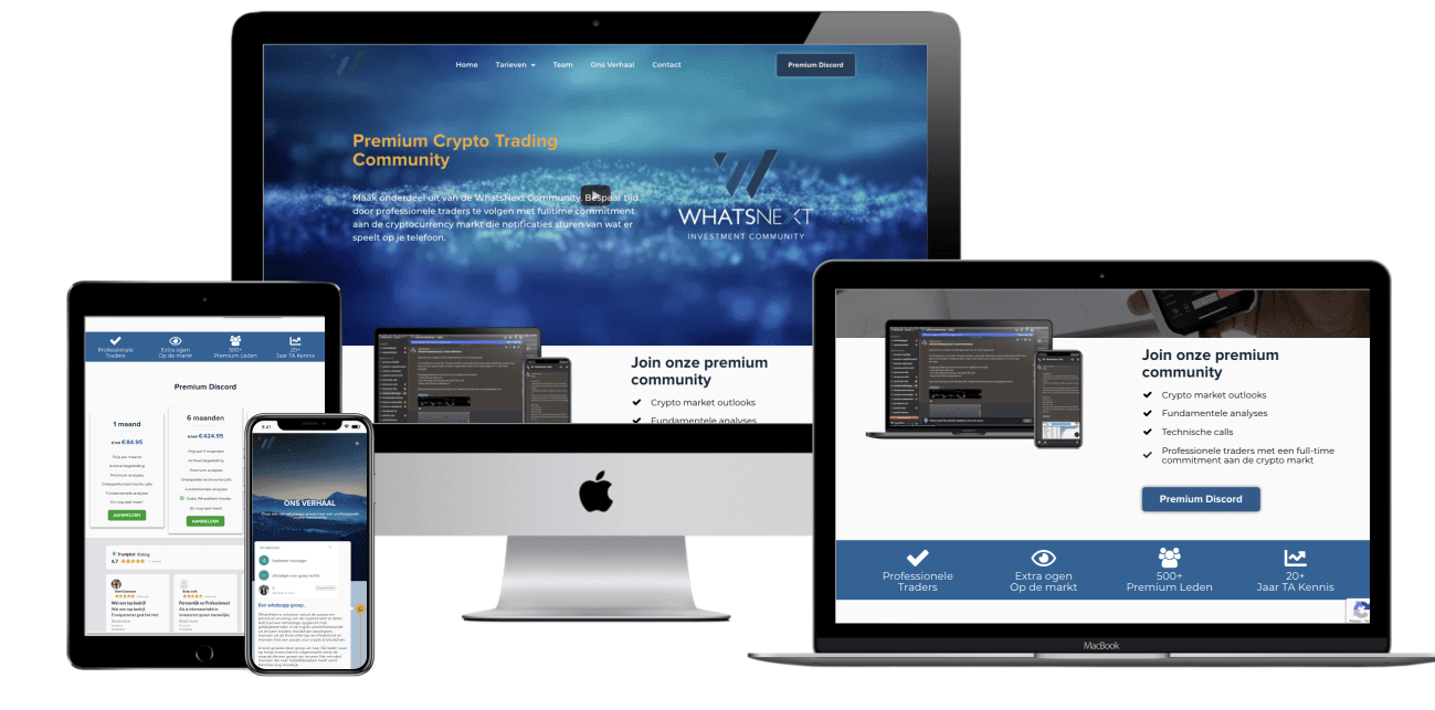 WhatsNext Community website by Weblyfe