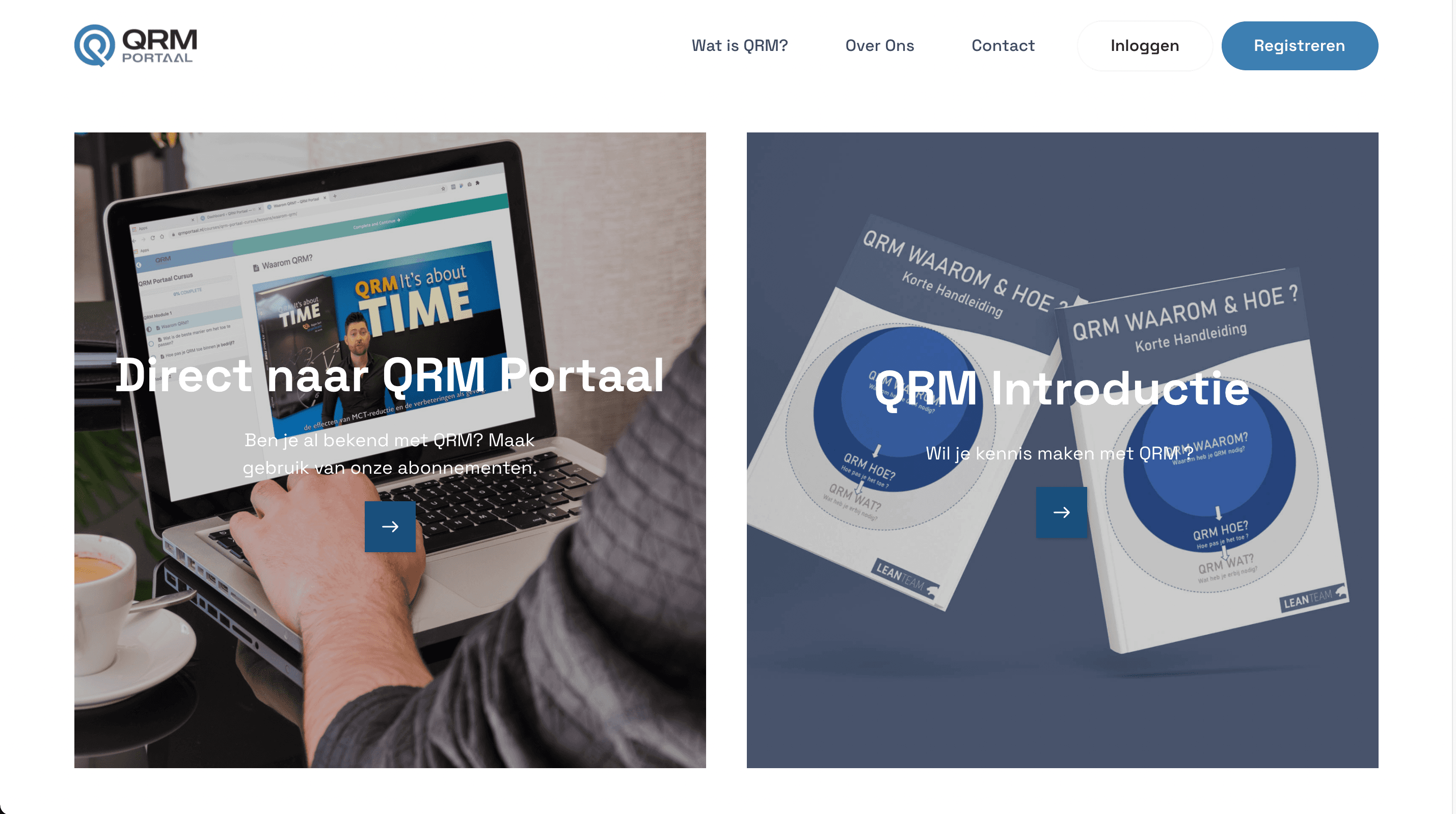 QRM Portaal project screenshot 1