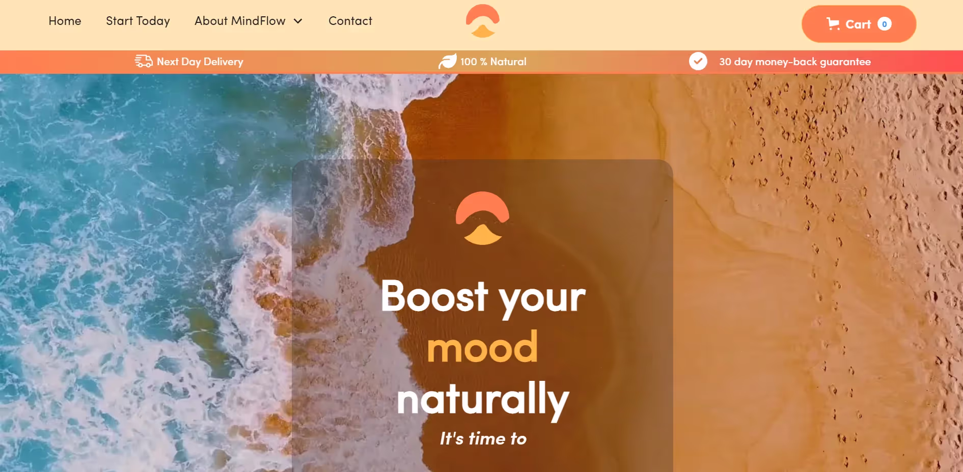 MindFlow website design by Weblyfe