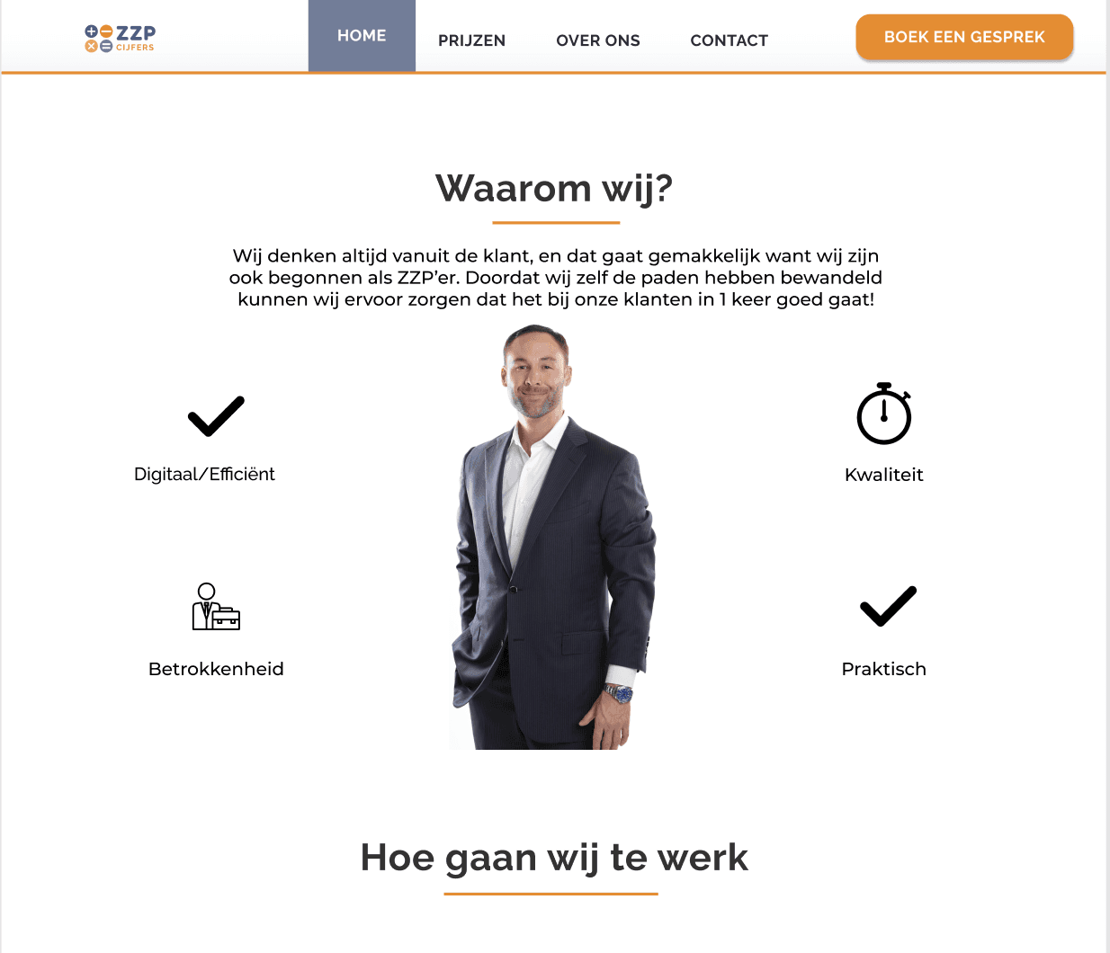 ZZP Cijfers project screenshot 2