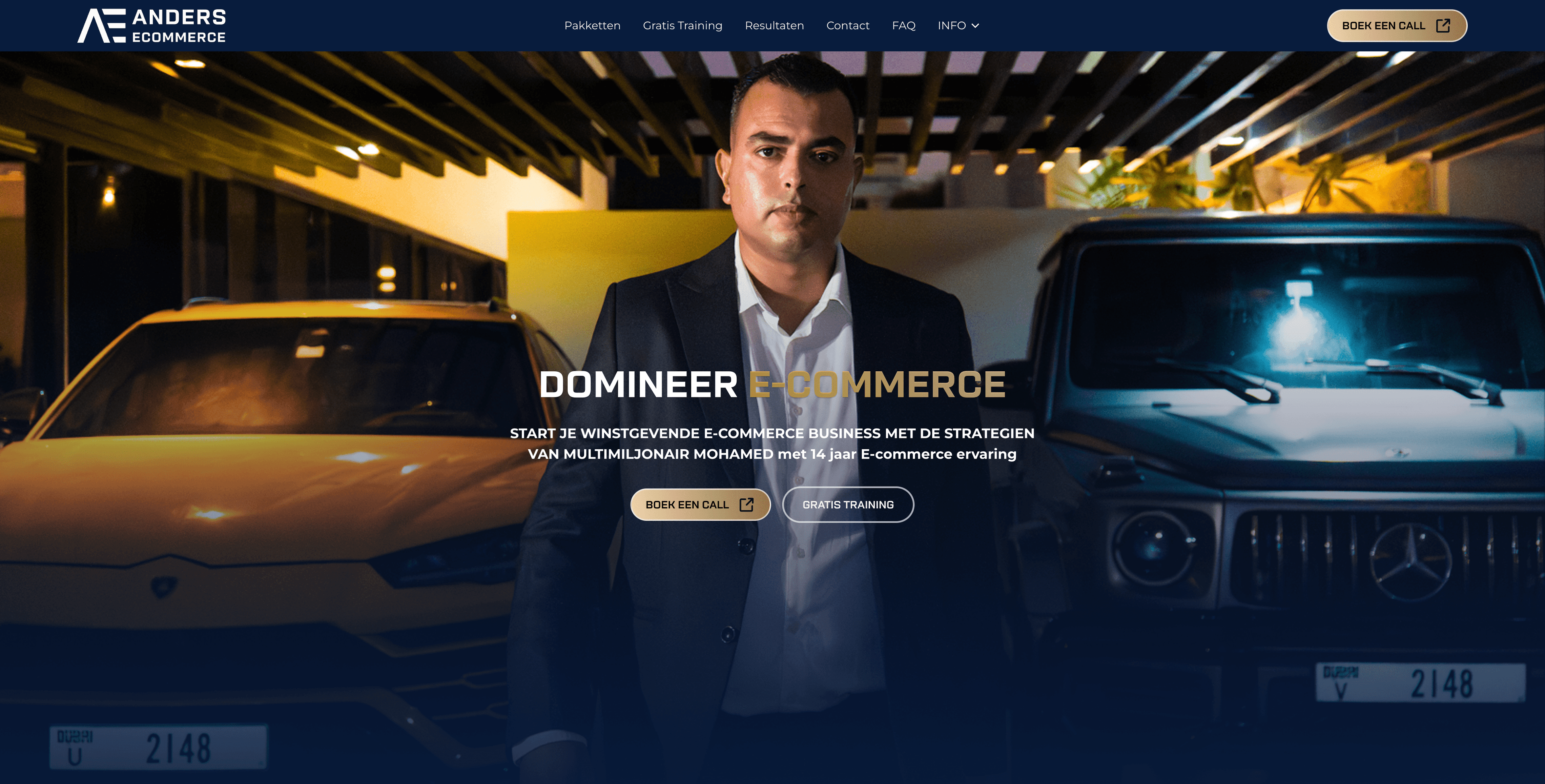 Anders E-Commerce project screenshot 1