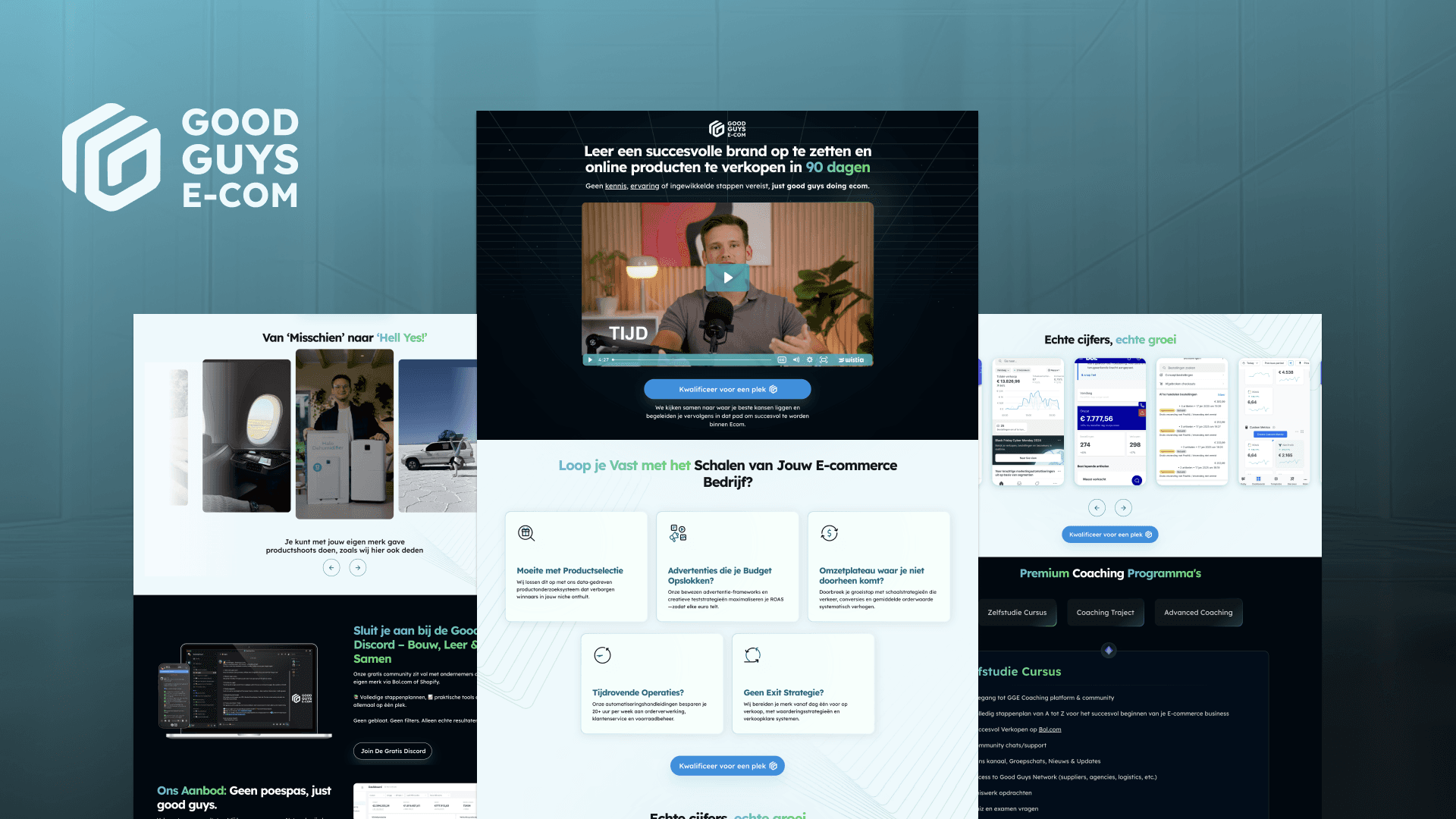 Good Guys E-com website design by Weblyfe
