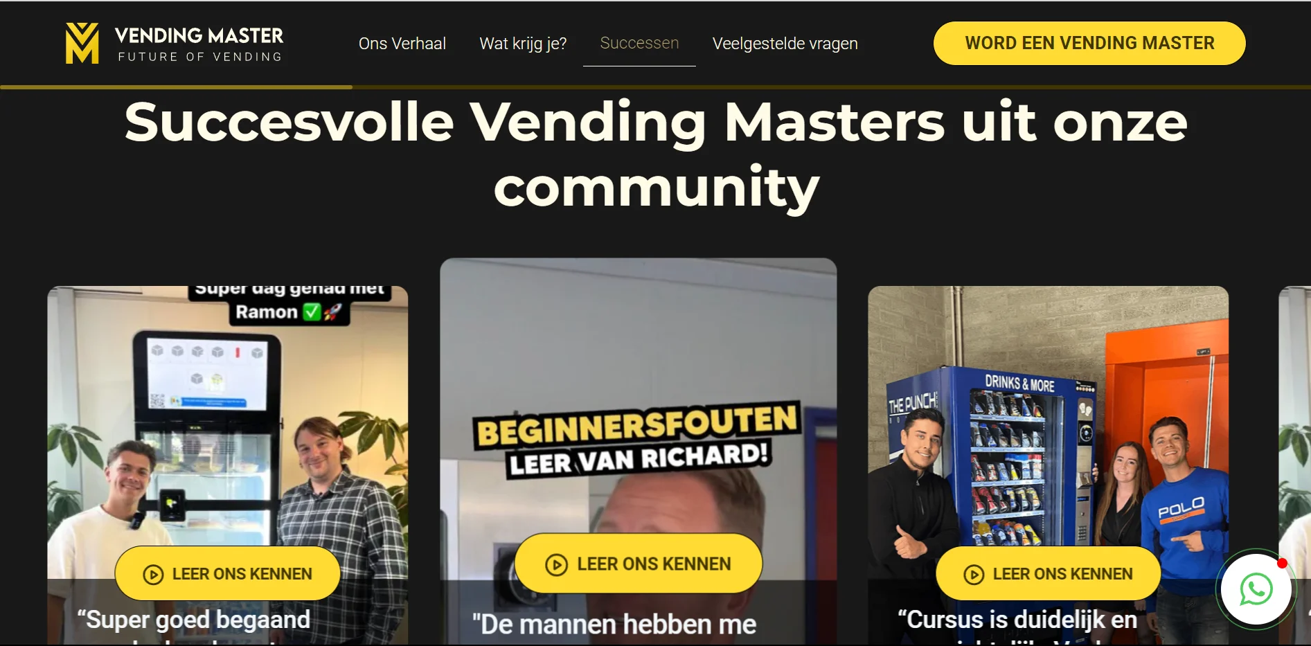 Vending Master project screenshot 2