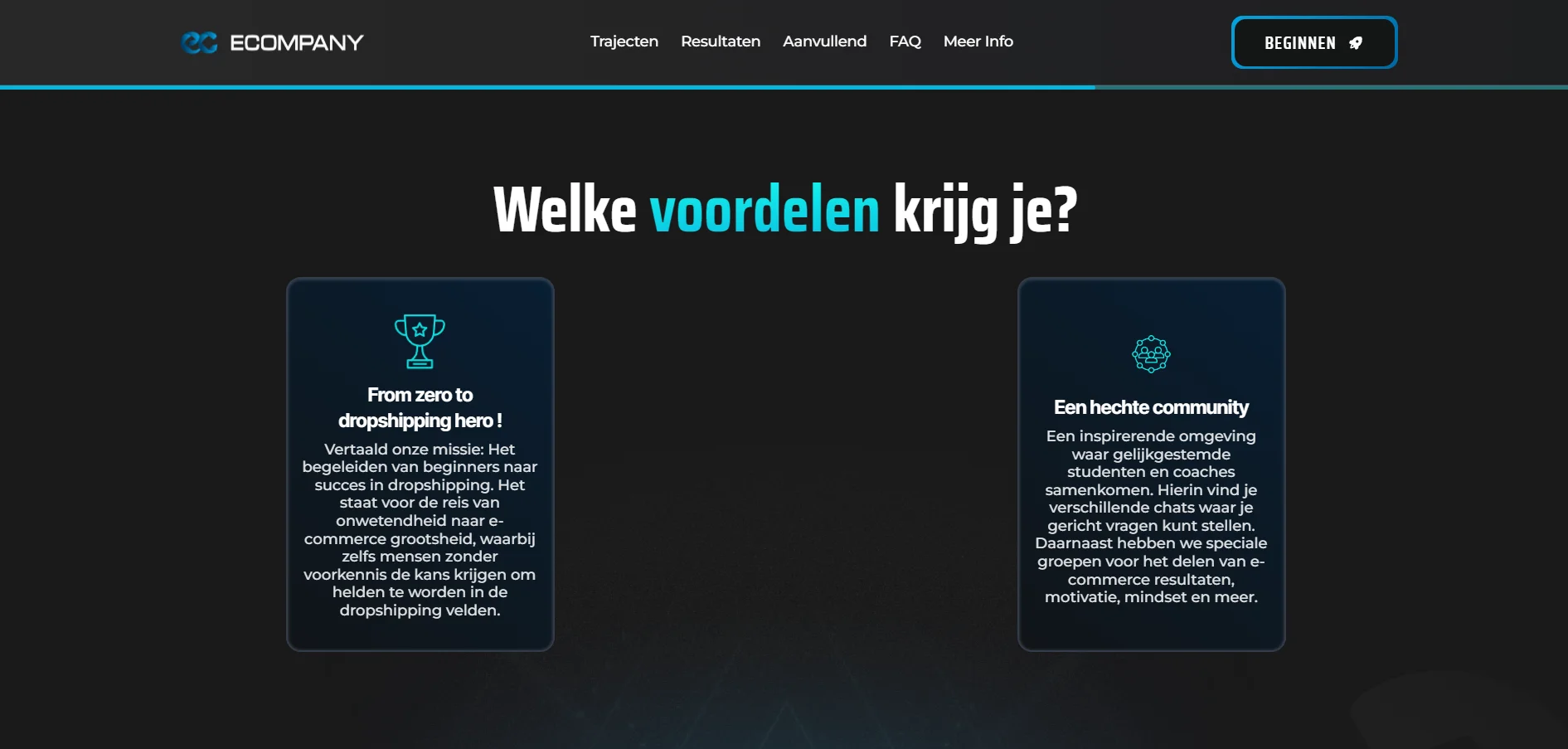 Ecompany project screenshot 3