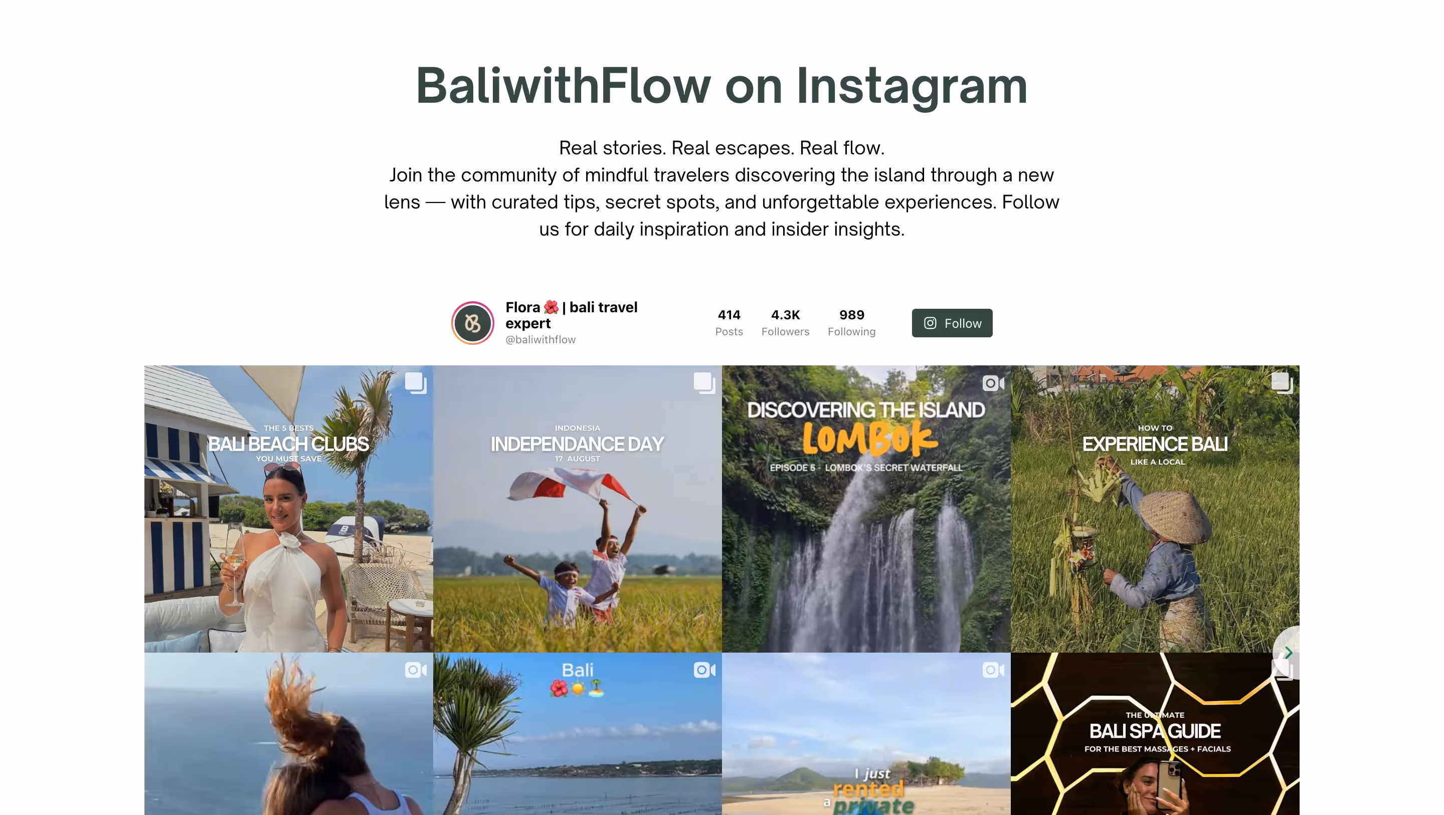 BaliwithFlow project screenshot 4