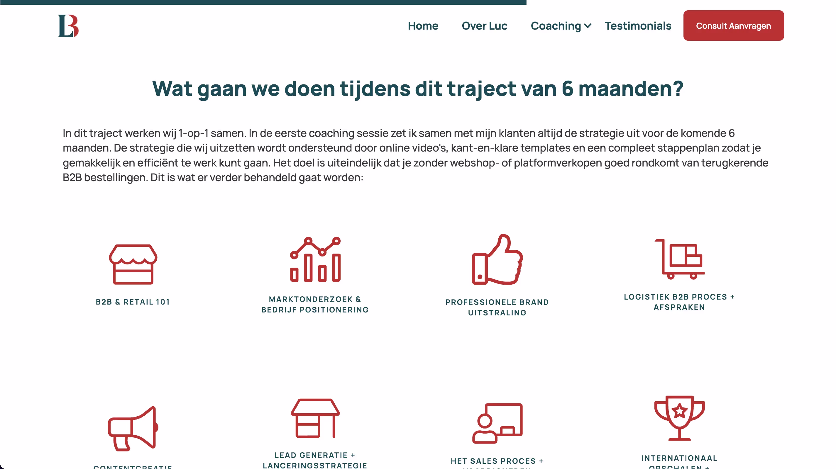 Luc Broos project screenshot 1