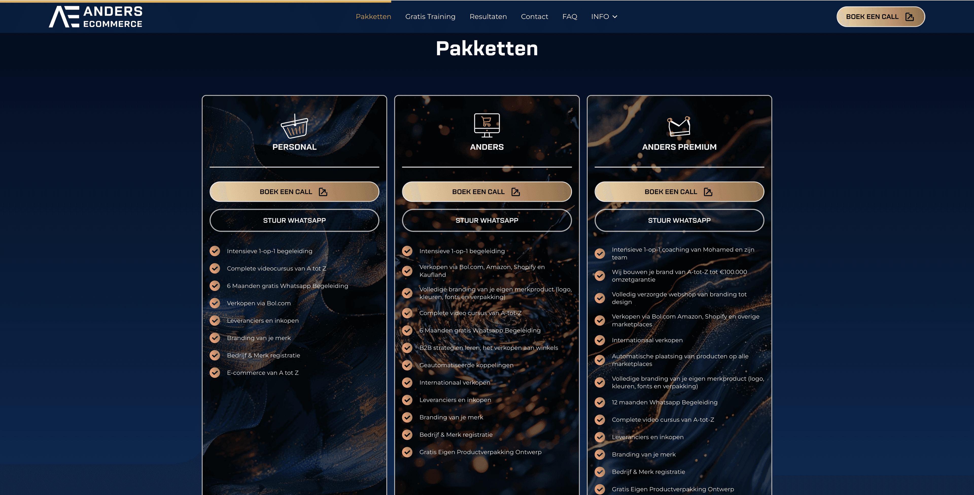 Anders E-Commerce project screenshot 3