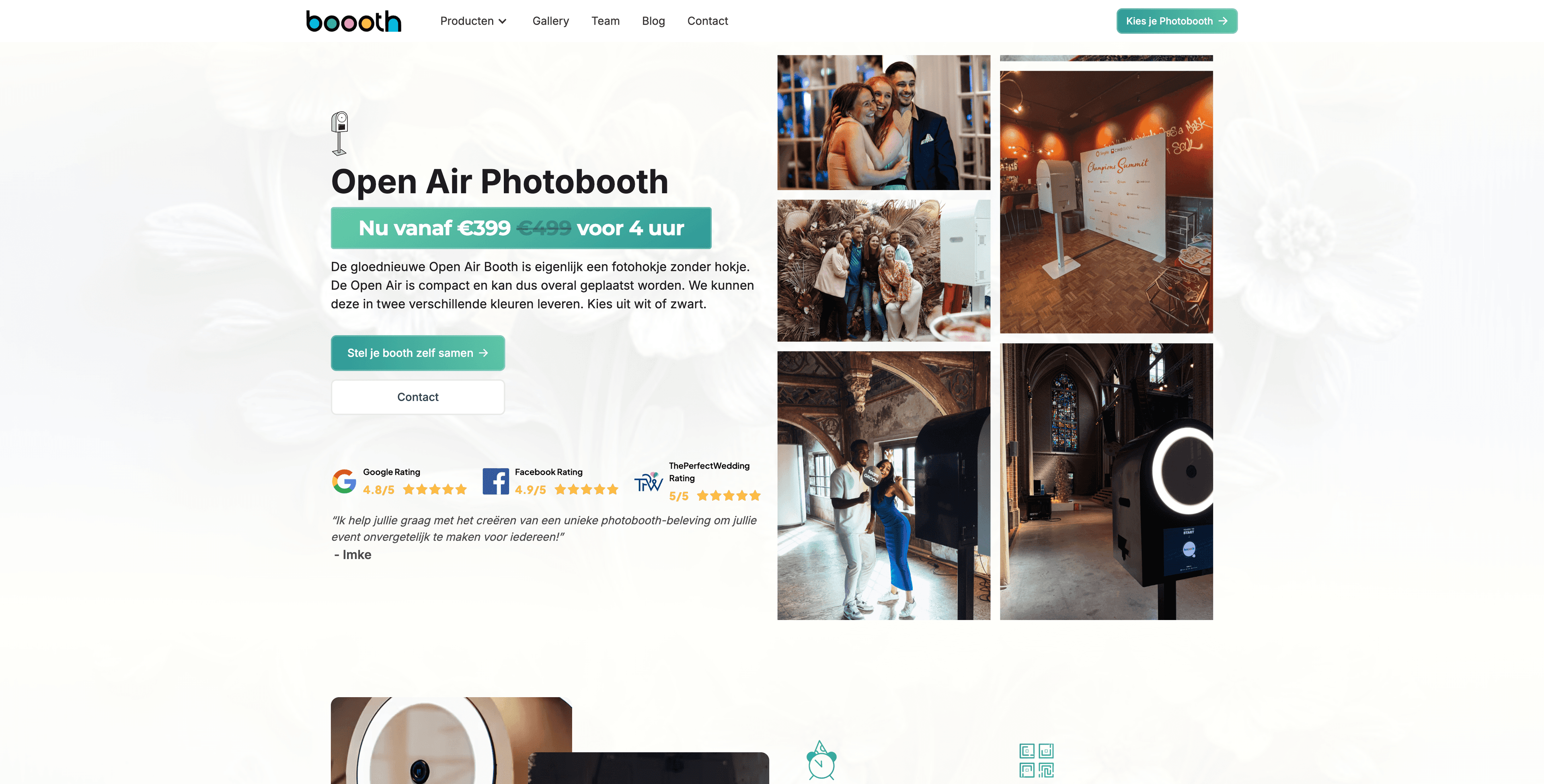 Boooth project screenshot 2