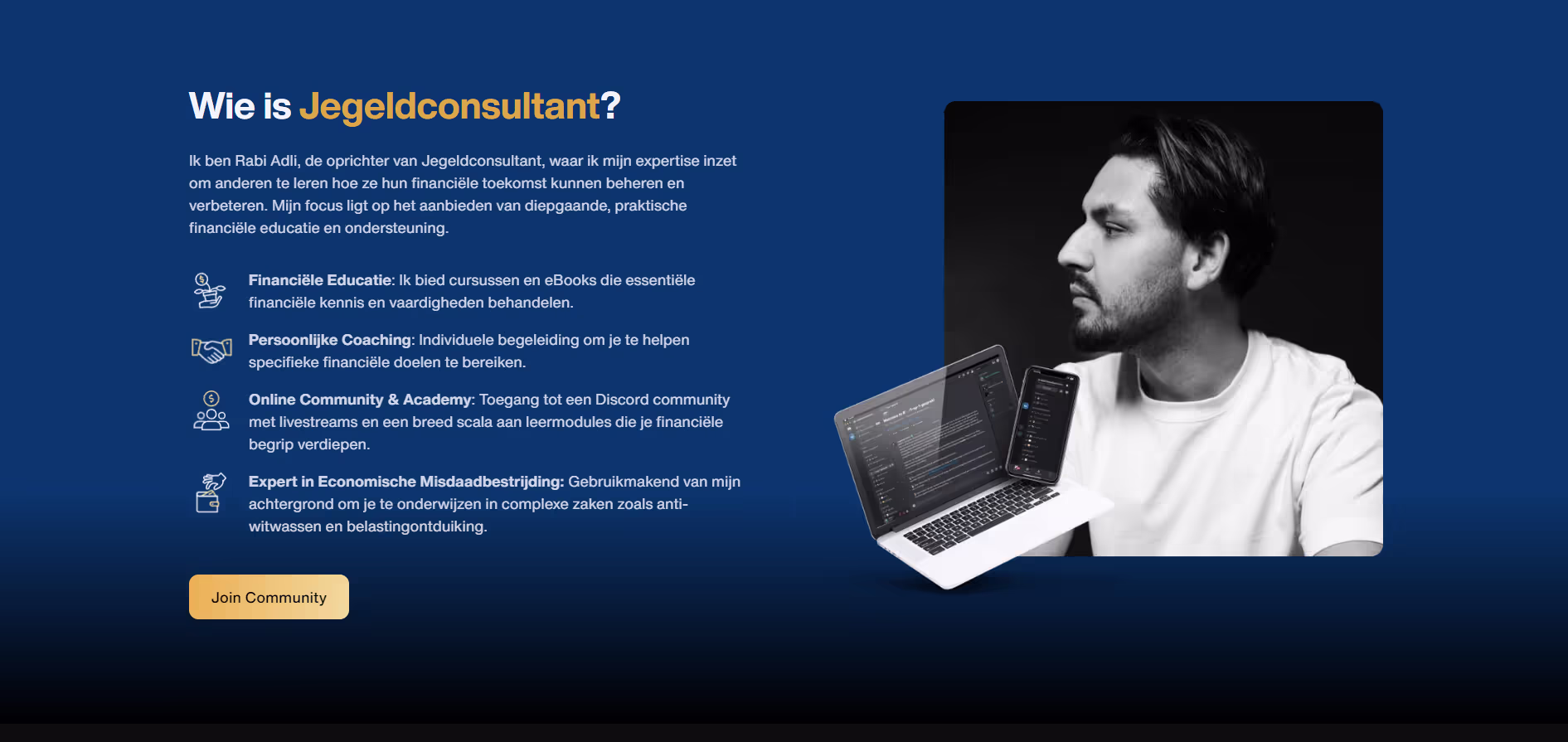 Je Geld Consultant project screenshot 2
