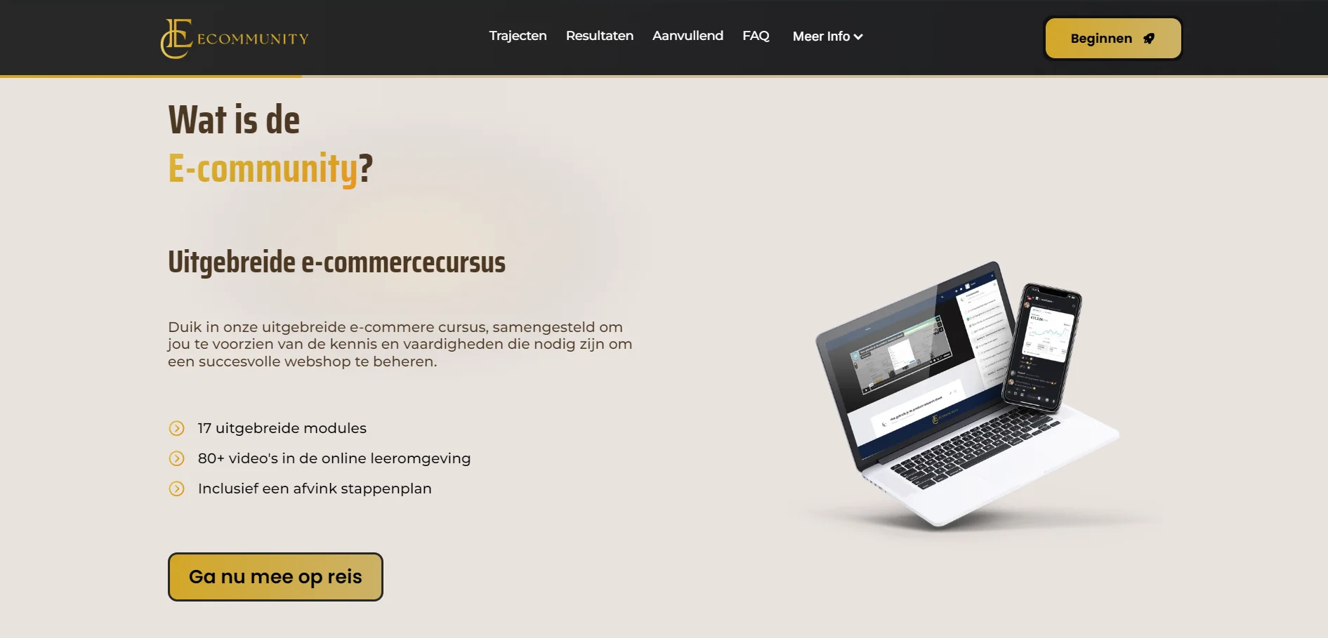 Ecommunity project screenshot 2