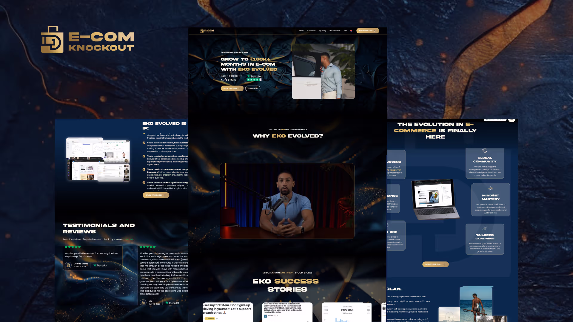 EKO Evolved website design by Weblyfe
