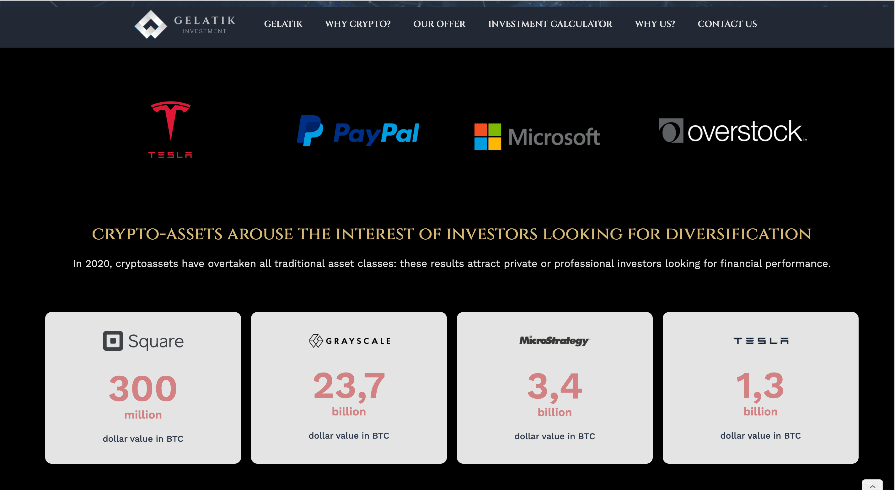 Gelatik Investment project screenshot 1