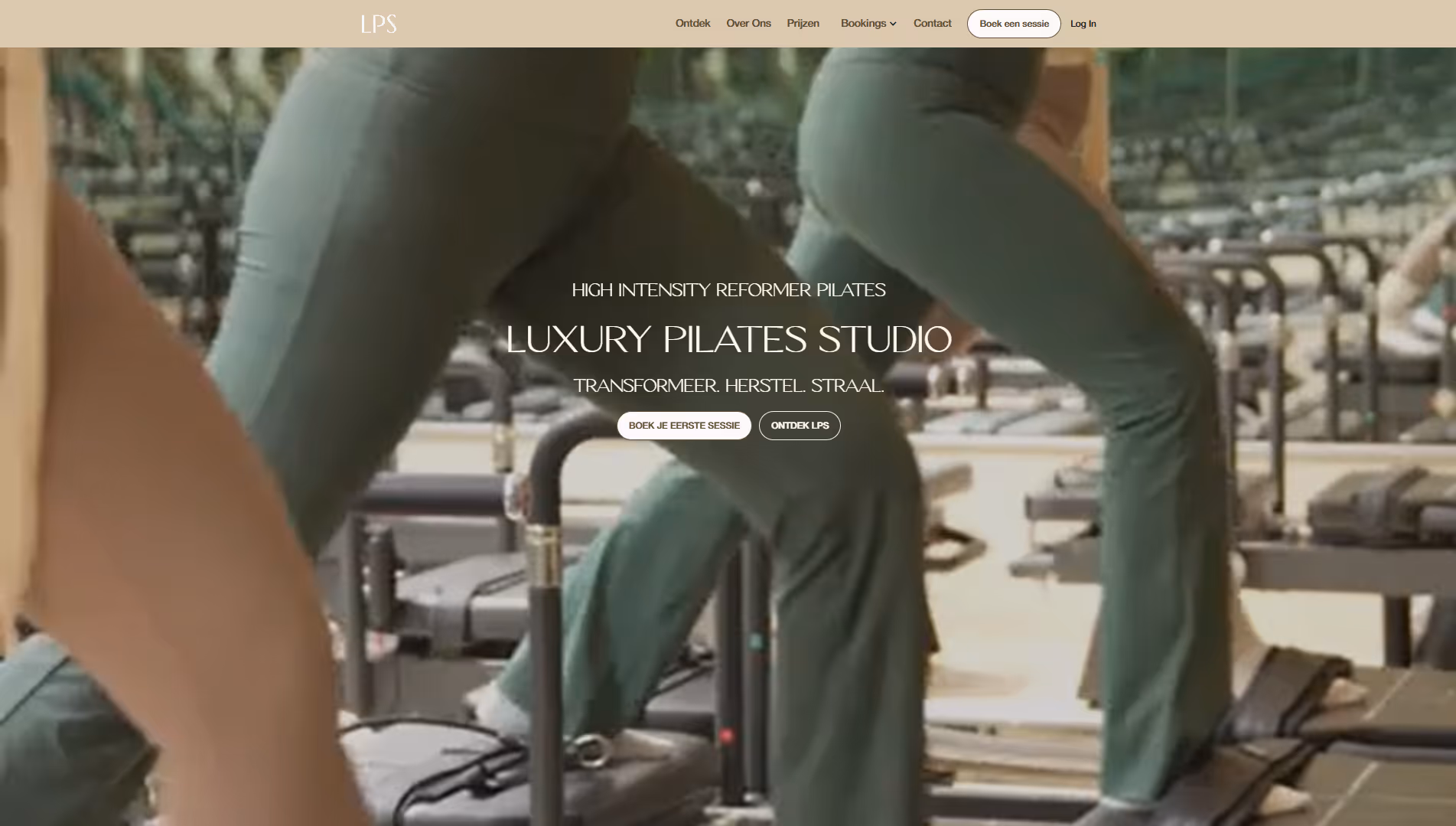 LPS Pilates project screenshot 1