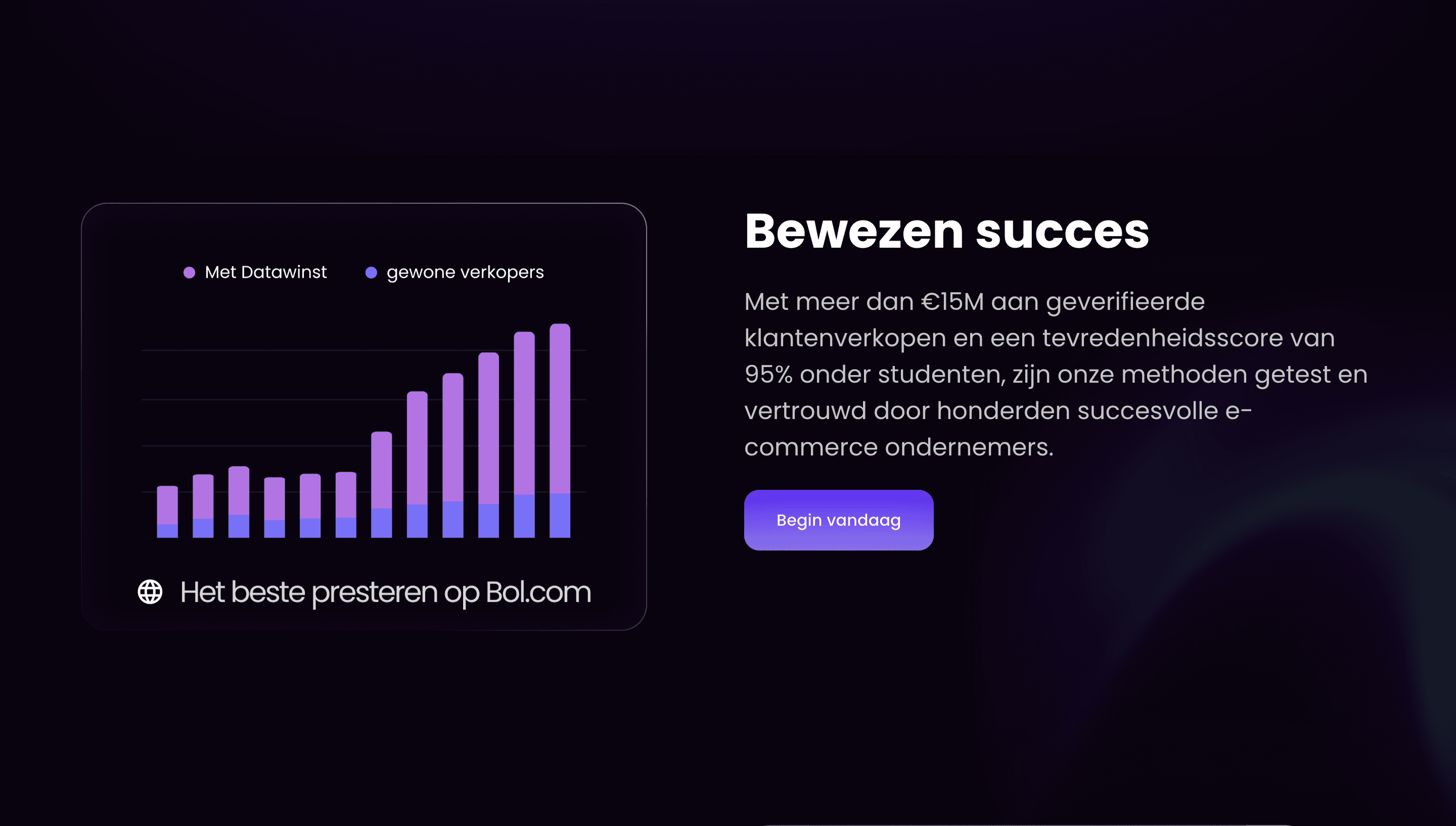 Datawinst project screenshot 2