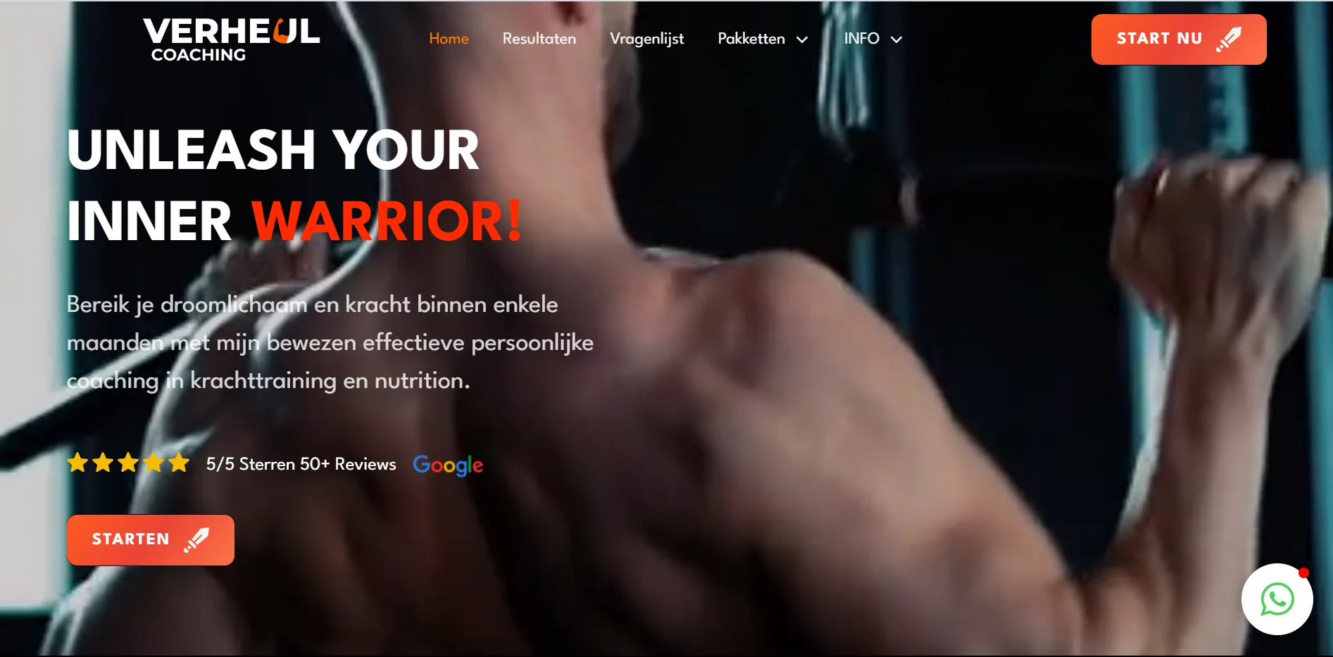 Verheul Coaching website design by Weblyfe