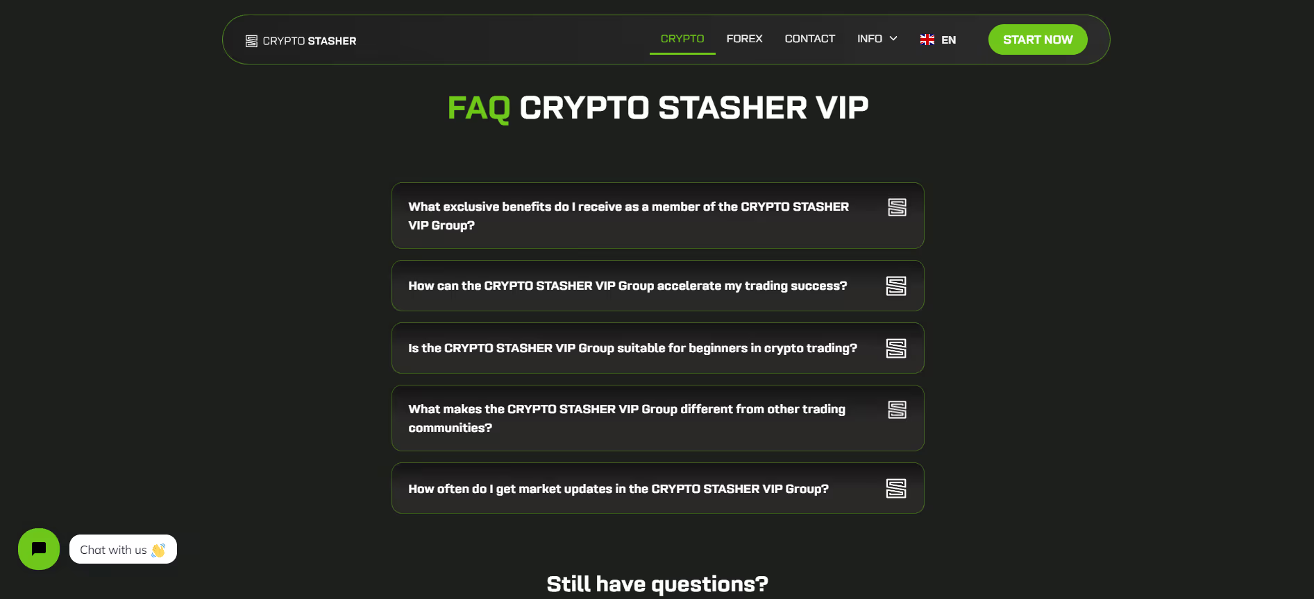 Crypto Stasher project screenshot 4