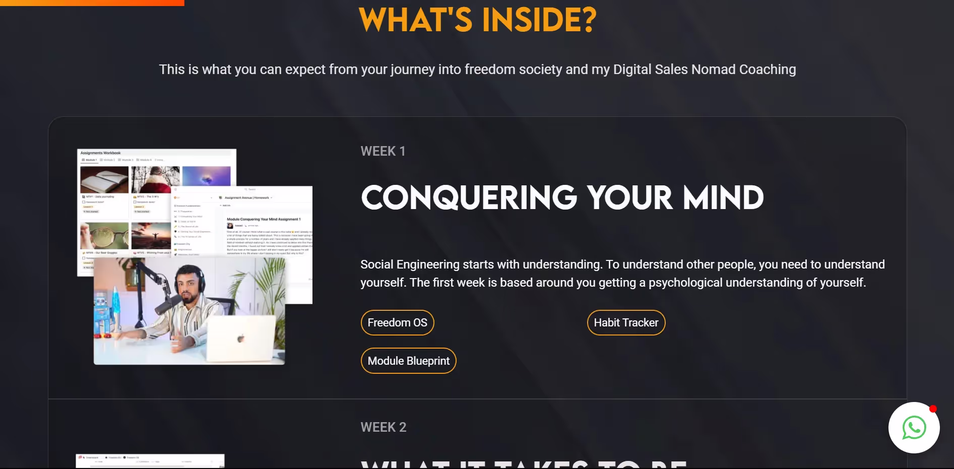Digital Sales Nomads website by Weblyfe