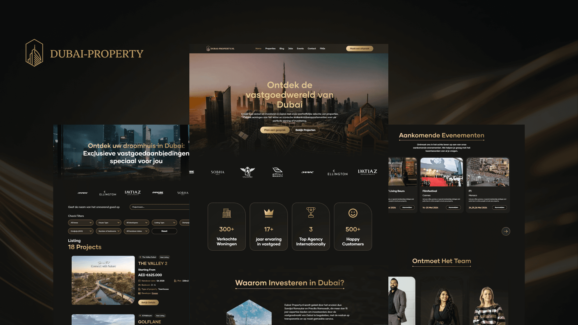 Dubai-Property website design by Weblyfe