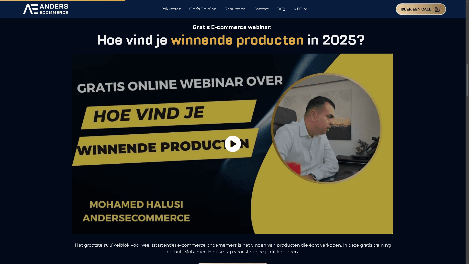 Anders Ecommerce project screenshot 2