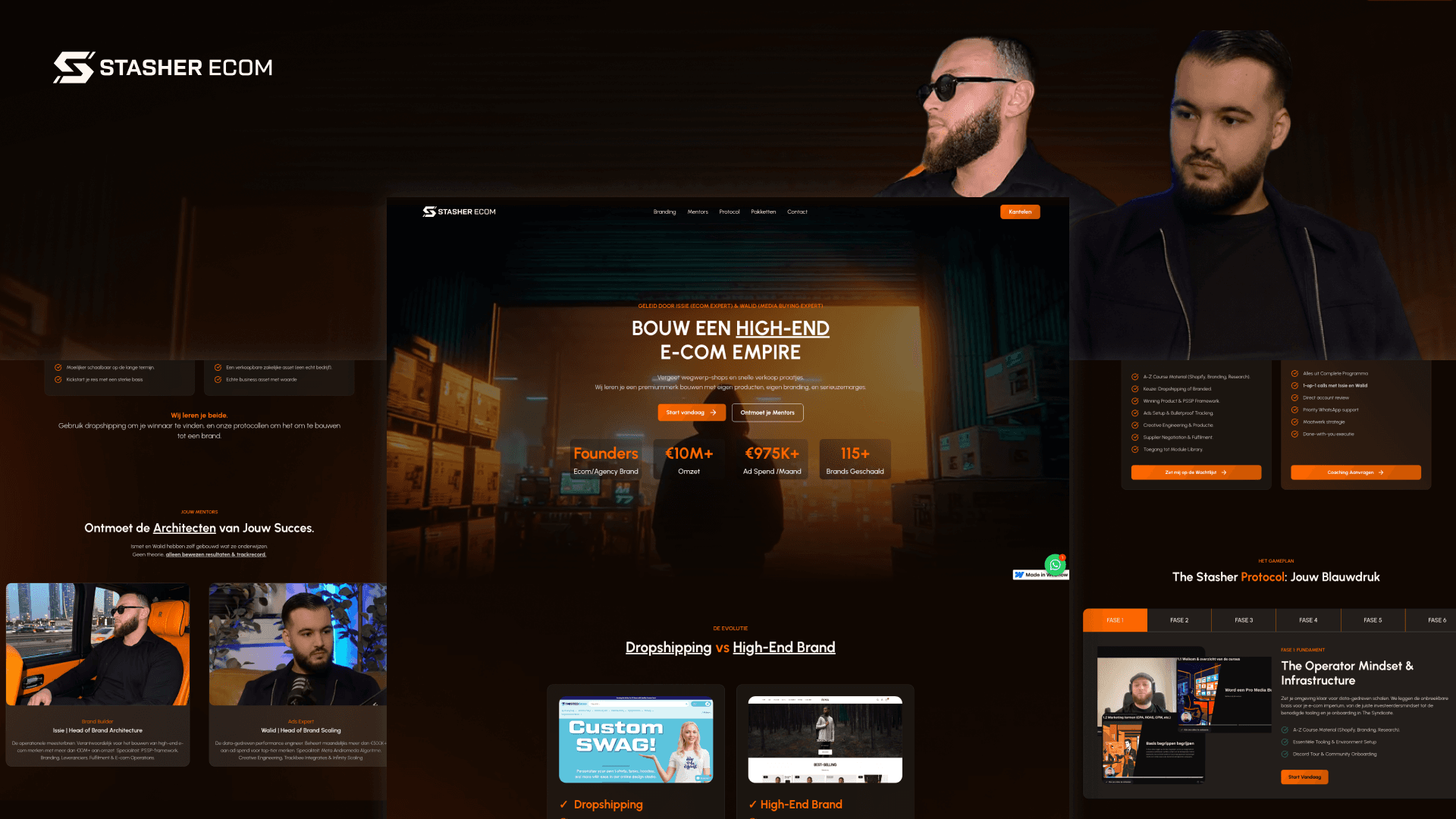 Stasher Ecom website design by Weblyfe