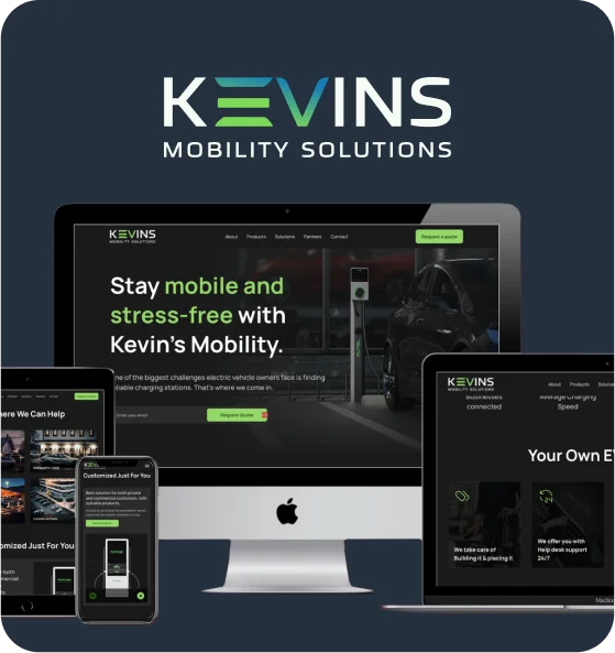 Kevin's Mobility website by Weblyfe