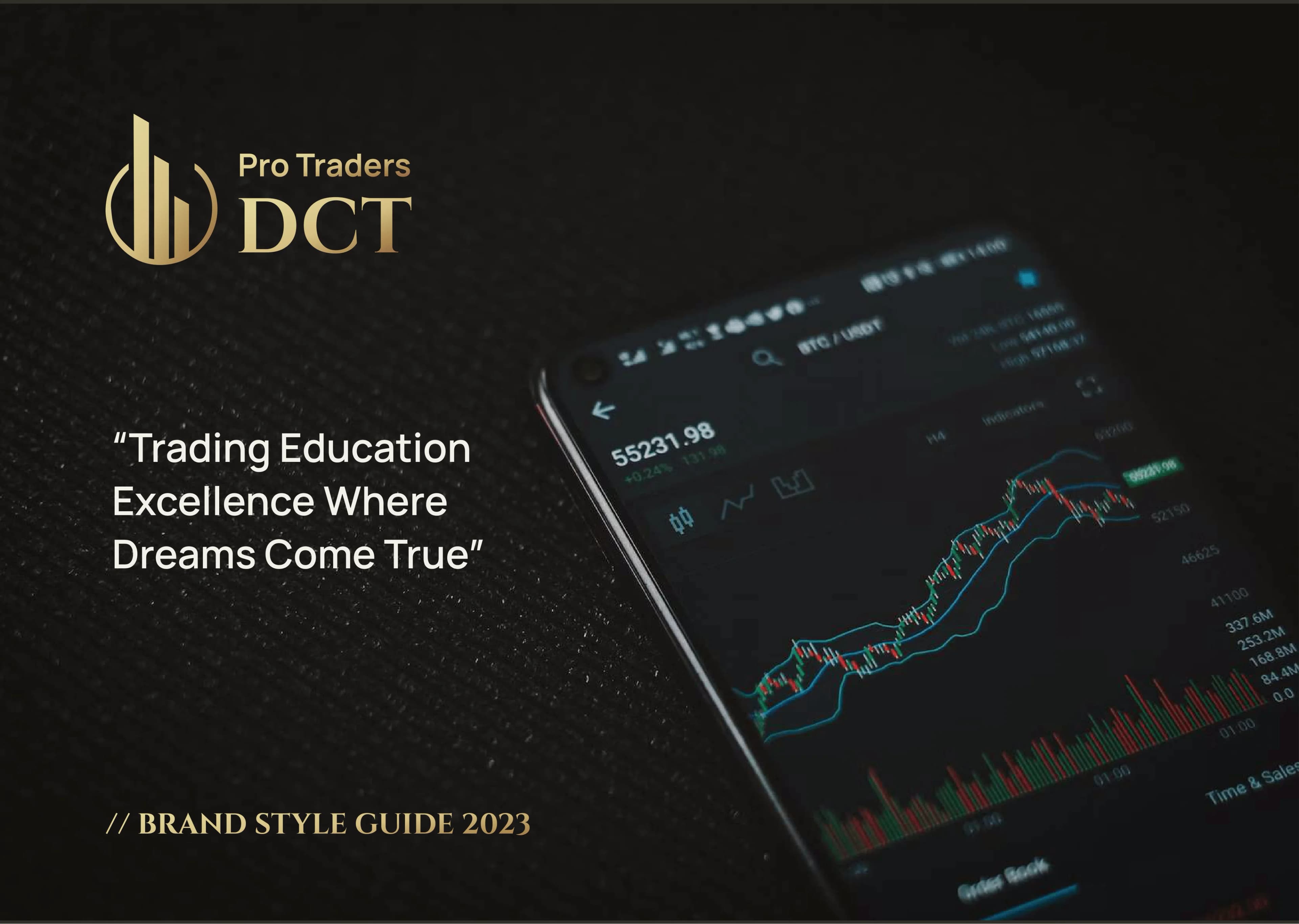 Pro Traders DCT brand styleguide cover